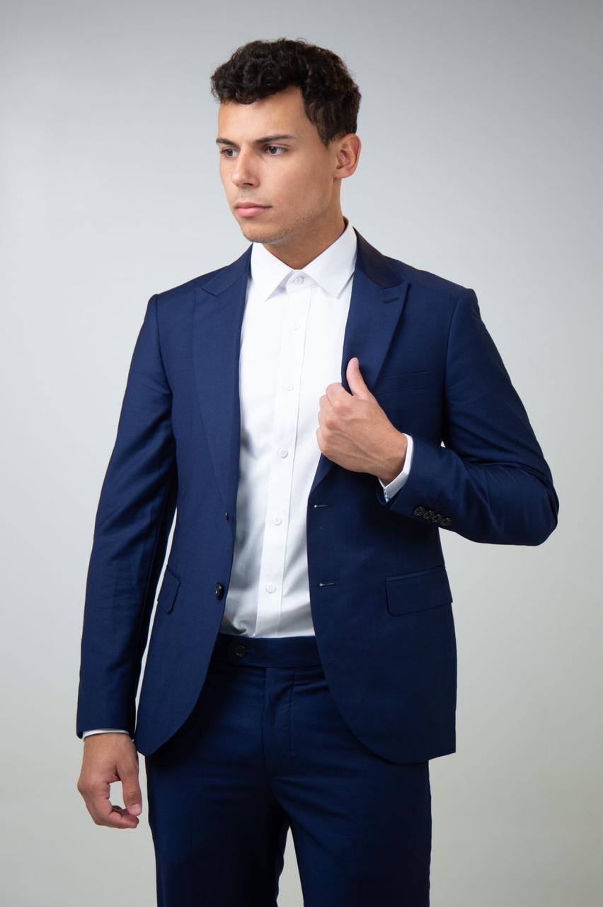 Modern Fit Dark Blue Men’s Suit