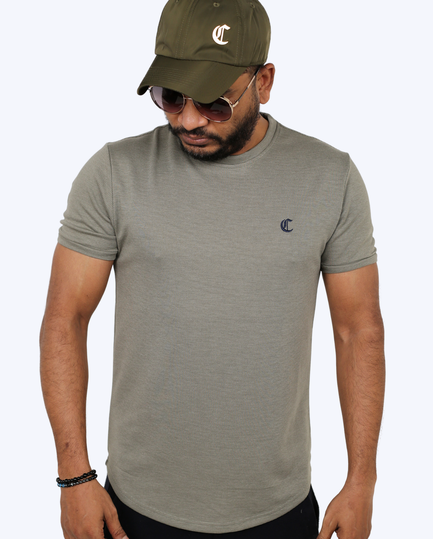 CAVANA Men´s Solid Round neck t-shirt