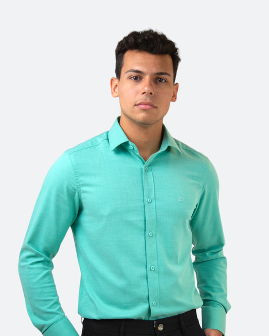 Oxford Shirt Cyan