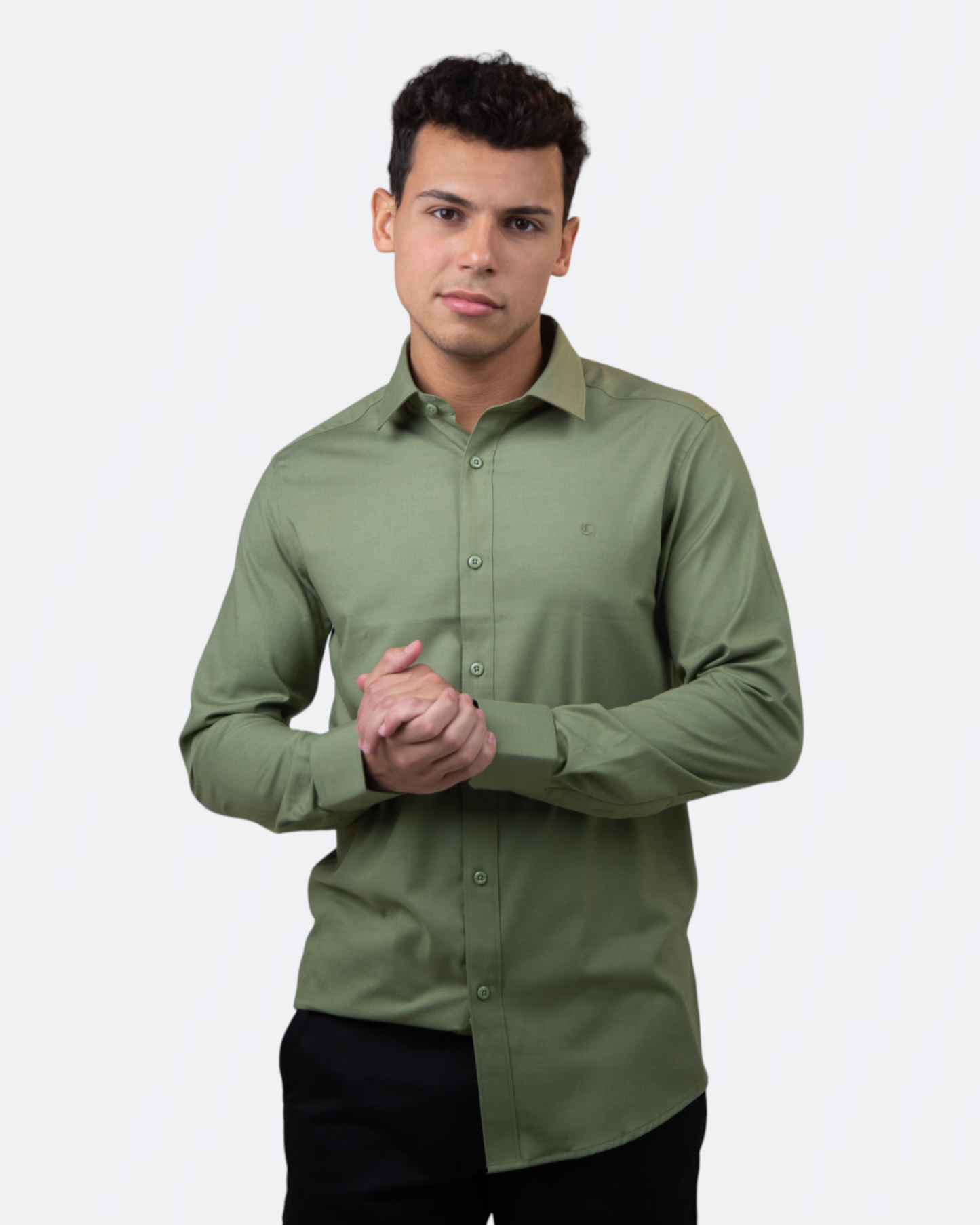 Oxford Shirt Olive Green